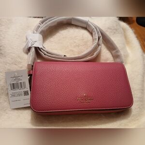 Kate Spade NWT Juliette Crossbody In Pebbled Leather. Colour Is Nouveau Rose